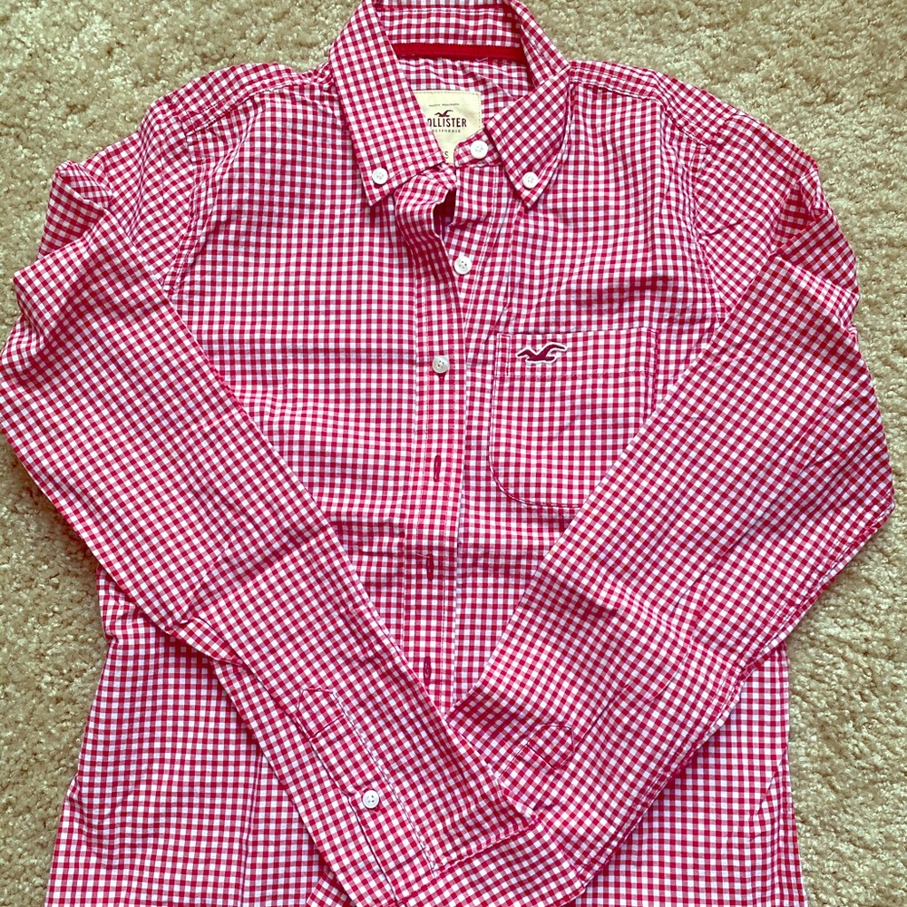 Cotton button down shirt from Hollister